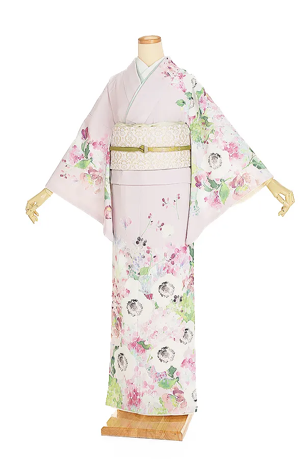 訪問着レンタル・アネモネピンク